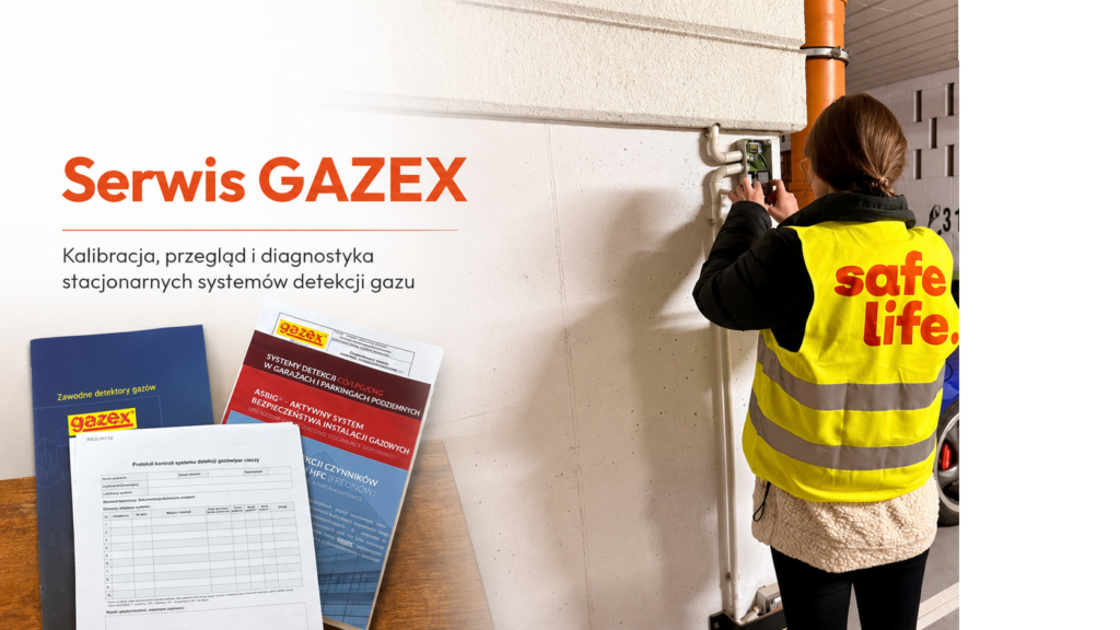 Serwis GAZEX – kalibracja i przegląd stacjonarnego systemu detekcji gazu