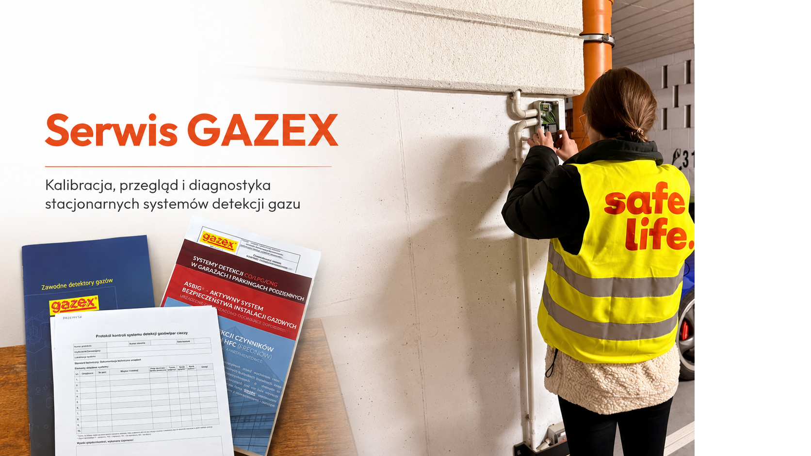 Serwis GAZEX – kalibracja i przegląd stacjonarnego systemu detekcji gazu